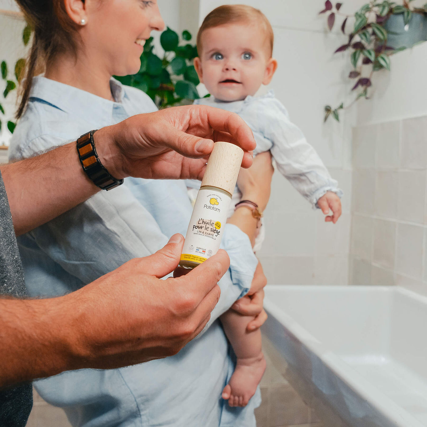 Préparation au change bébé