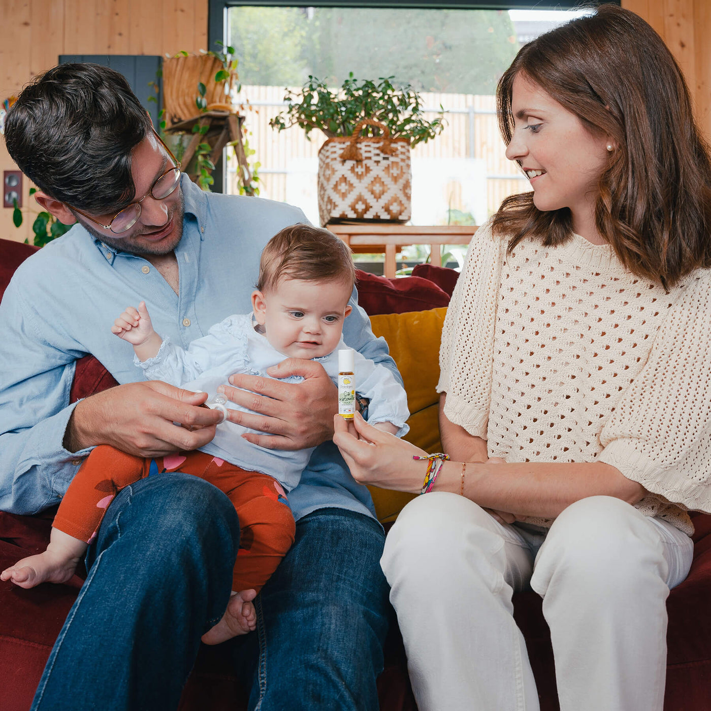 Papa et maman avec bébé