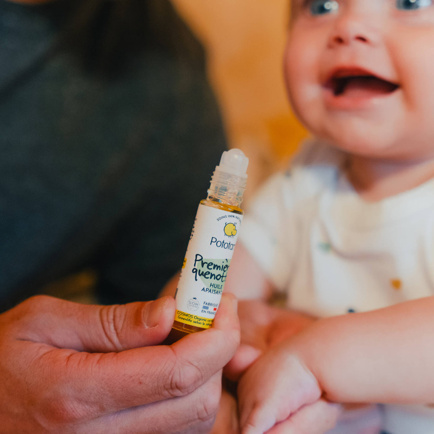 Roll-on poussée dentaire bébé