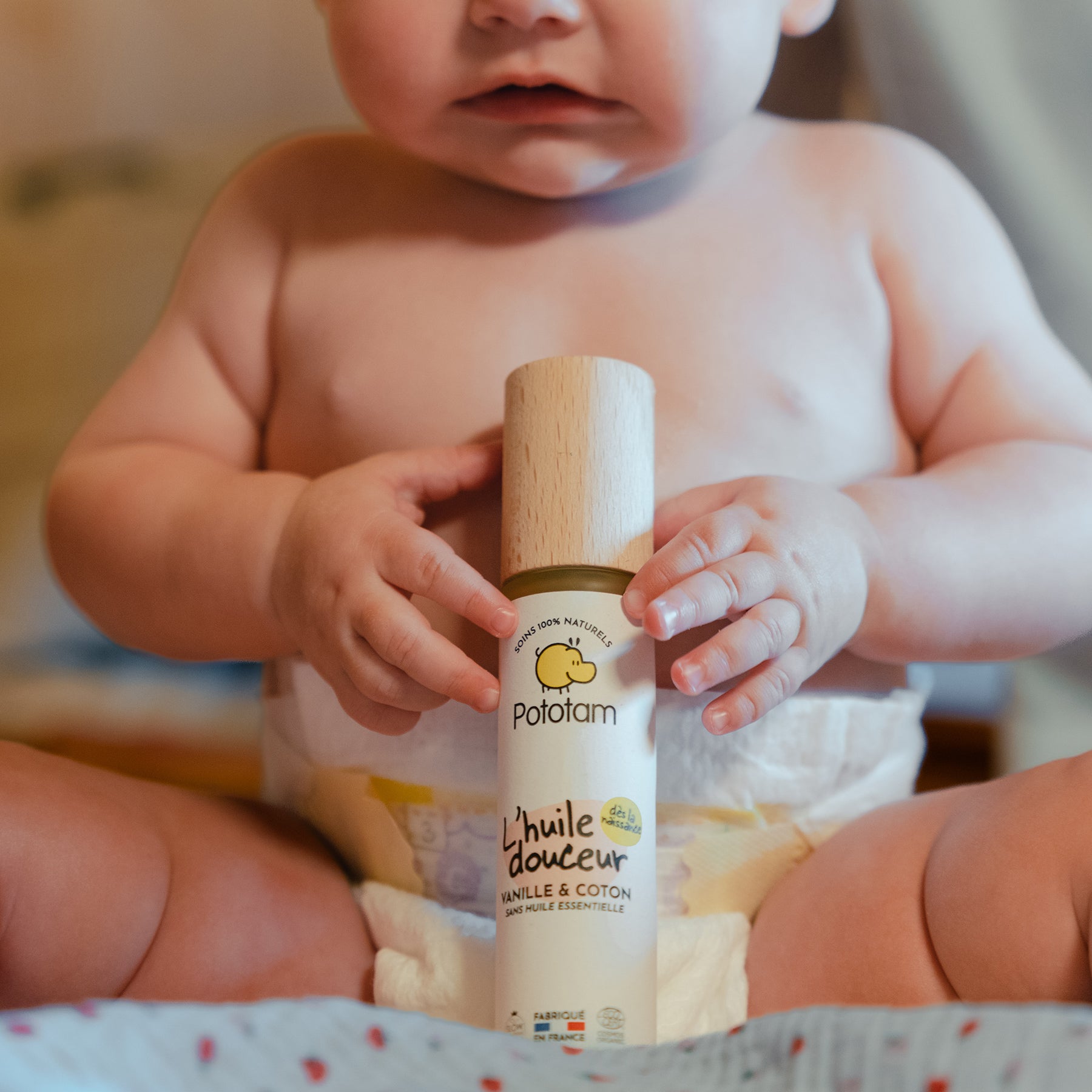 Huile Douceur pour le Corps Vanille & Coton – 50ml